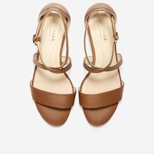 Great Like New Cole Haan Hollie Wedge Brown